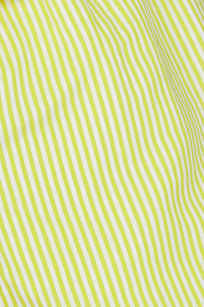 Lime Yellow Pinstripe